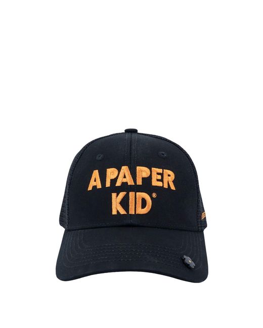 A PAPER KID Blue Hat for men