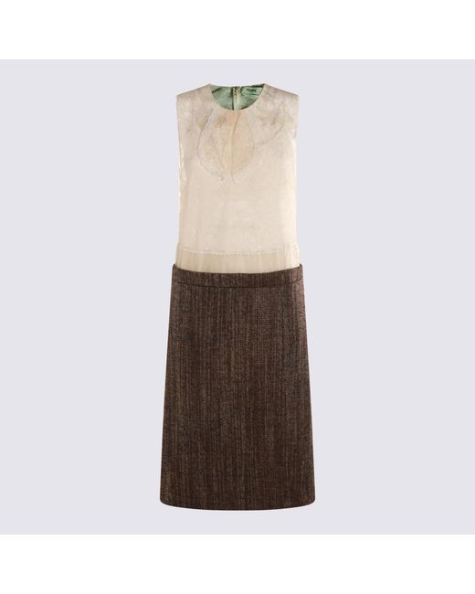 Fendi Brown Dresses _Wo Wp Pa
