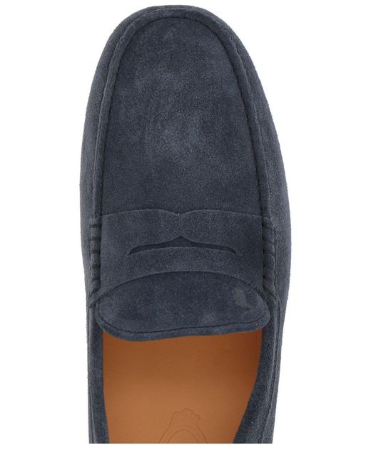 Tod's Blue Gommino Driving Shoes for men