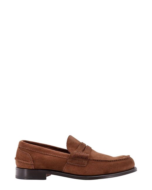 Church's Brown Suede Loafer for men