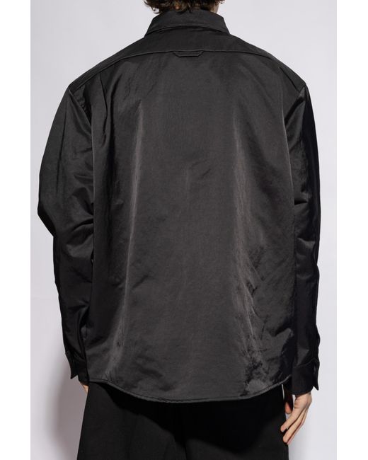 Acne Black Relaxed-Fitting Shirt for men