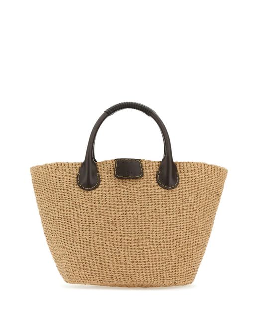 Chloé Raffia Large Palma X Eres Shopping Bag in Brown | Lyst UK