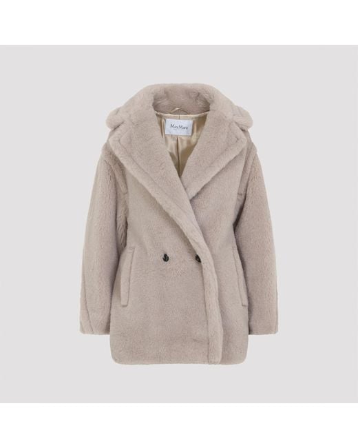 Max Mara Natural Olga Teddy Coat
