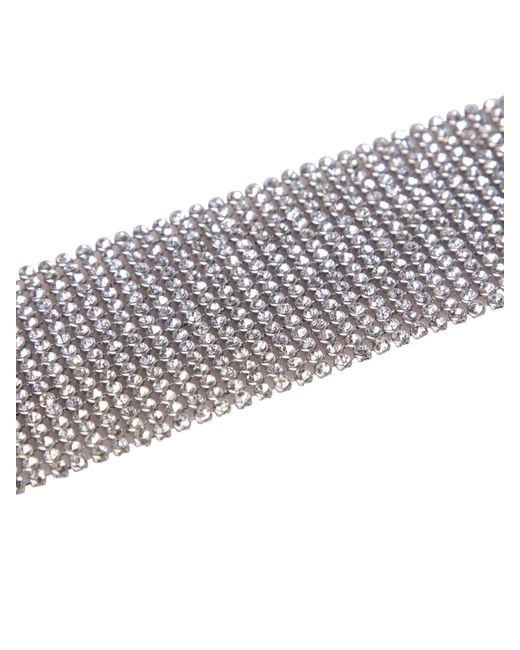 Rabanne Gray Pixel Crystal Collar