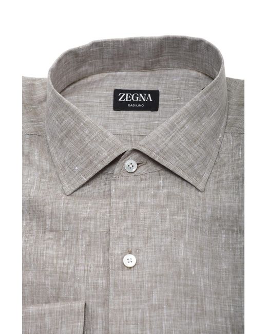 Zegna Gray Shirts for men