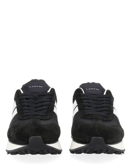 Lanvin Black Sneaker Bumpr Calf Leather Bovine Trainers