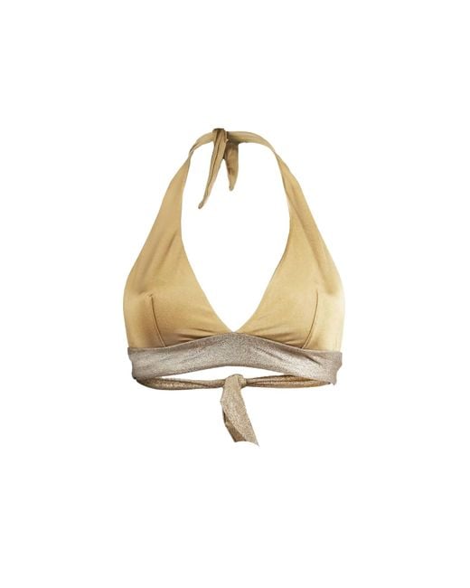 Mc2 Saint Barth Metallic Triangle Top