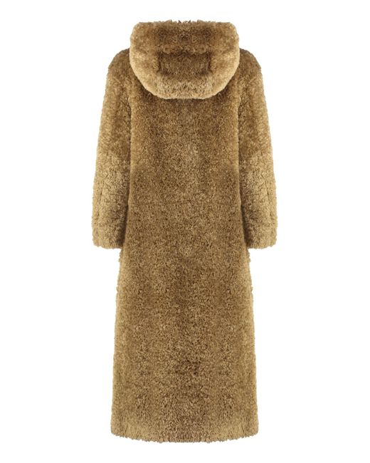 Herno Natural Vegan Fur Coat