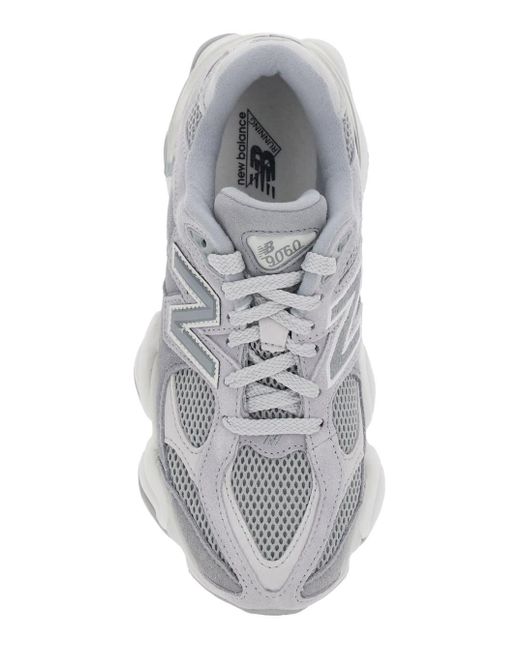 New Balance White '9060' Sneakers With Lateral Logo