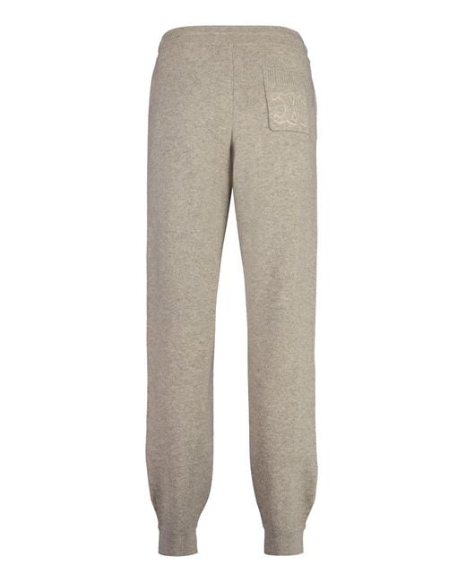 Céline Gray Luxurious Wool & Cashmere Jogging Trousers