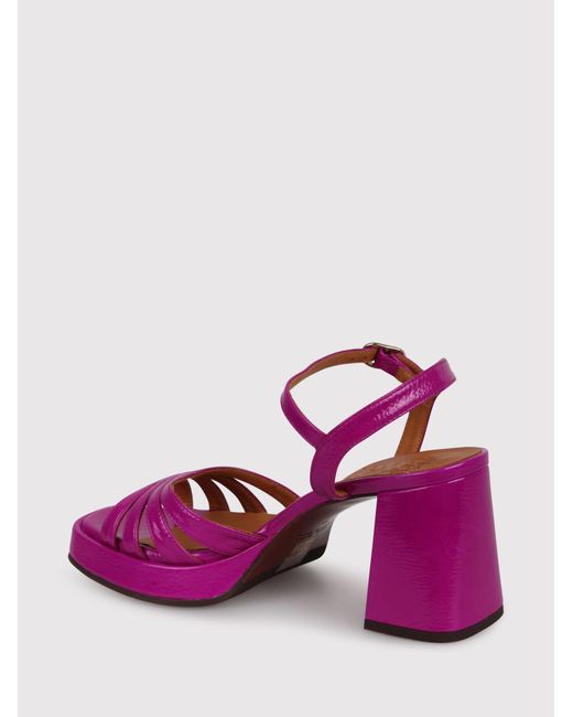 Chie Mihara Pink Naiel 85Mm Leather Sandals