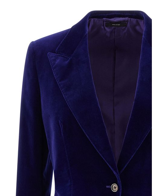 Tom Ford Blue 'Wallis' Blazer