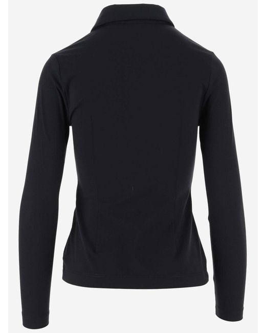 Balenciaga Black Stretch Jersey Shirt