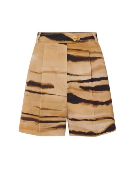 Elisabetta Franchi Natural Short Cotone Elastane