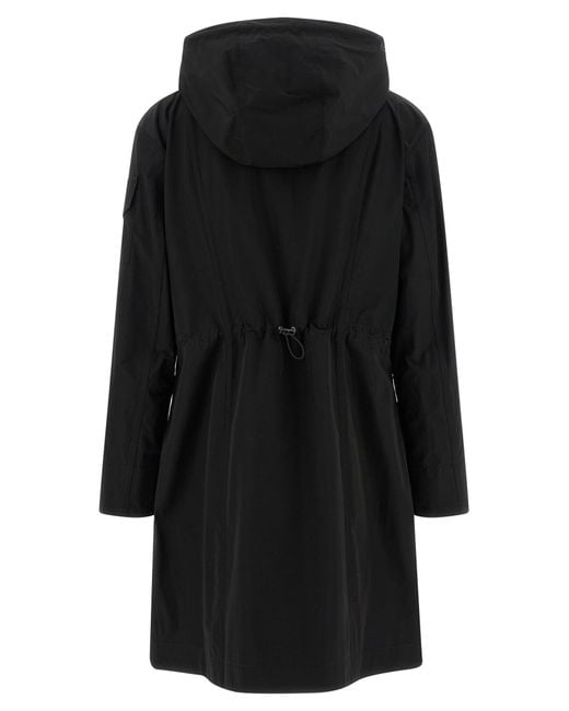 Moncler Black Laerte Parka Polyester Down Jacket, Parka, Casual Jackets