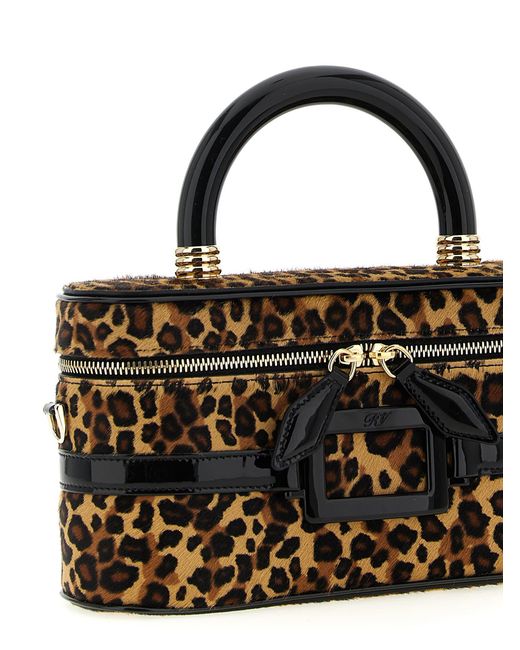 Roger Vivier Black Belle Vivier Vanity Mini Handbag