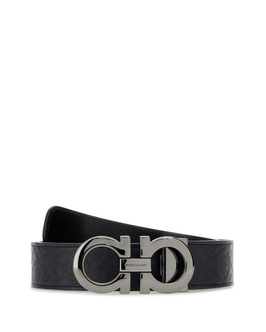 Ferragamo Black Belt for men