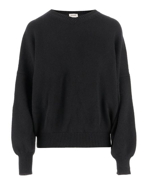 Khaite Black Wolfe Sweater