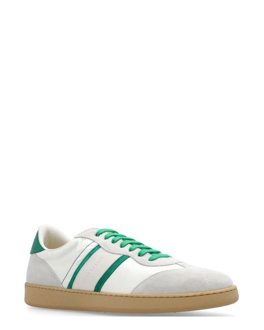Ferragamo Green Low-Top Sneakers for men