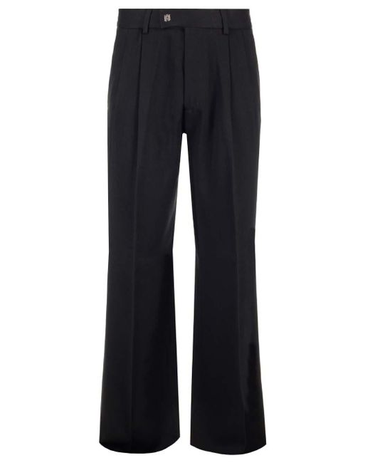 Amiri Blue Pleated Trousers for men