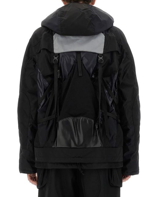 Junya Watanabe Black Jacket With Contrasting Inserts for men