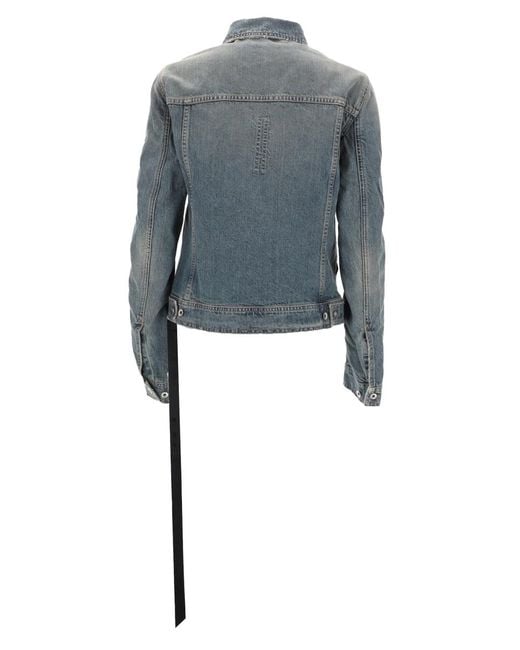 Rick Owens Blue Denim Jacket