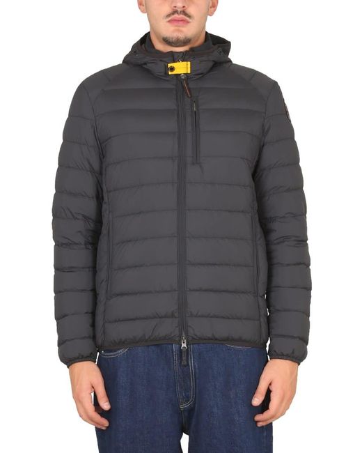 Parajumpers Gray Down Jacket "last Minute" for men