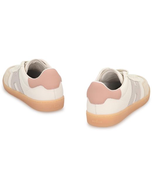Hogan Pink Sneakers Cool Leather Trainers