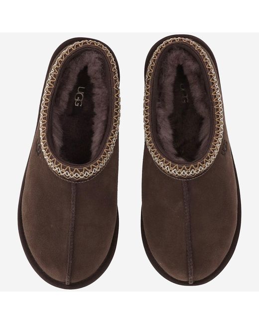 Ugg Brown Tasman Ii Suede Mules