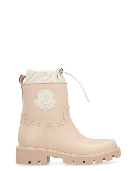 Moncler Natural Kickstream Rain Boots Pvc