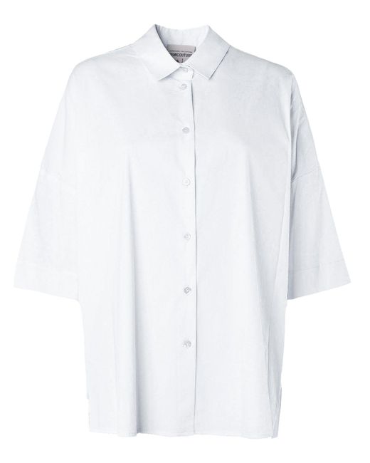 Semicouture White Cotton Blend Shirt
