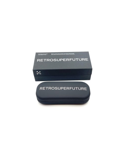 Retrosuperfuture Black Caro Acetato Sunglasses
