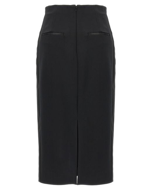 Max Mara Black 'Pece' Skirt