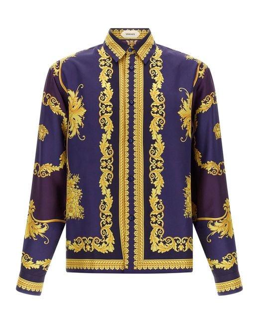 Versace Blue Shirt for men