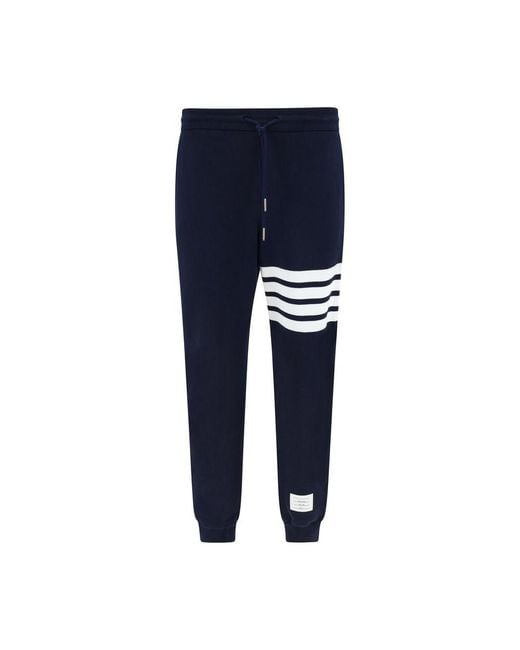 Thom Browne Blue Classic Sweatpants for men