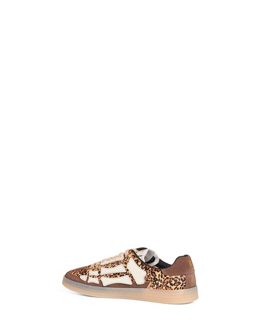 Amiri Multicolor Animalier Calf Hair Pacif Bones Sneakers for men