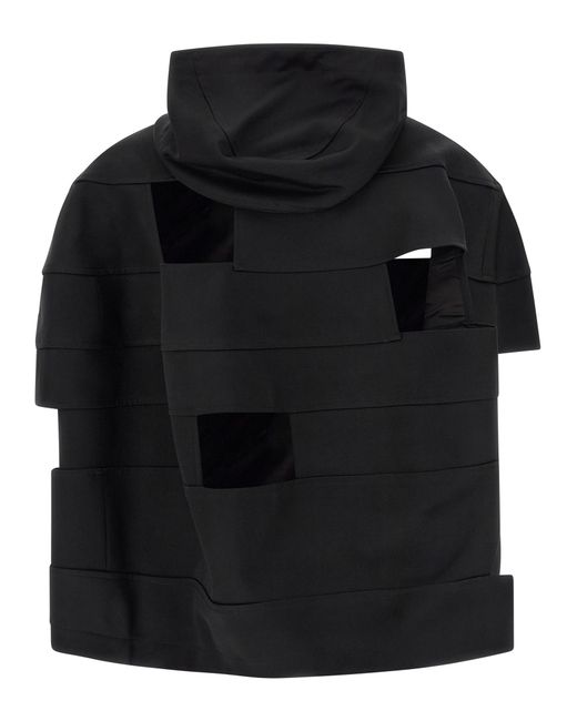 Comme des Garçons Black Solid Hood Jacket for men