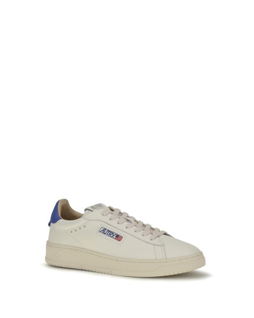 Autry White Dallas Low Sneakers for men