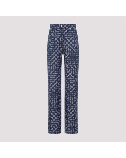 Givenchy Blue Monogram Denim Jeans