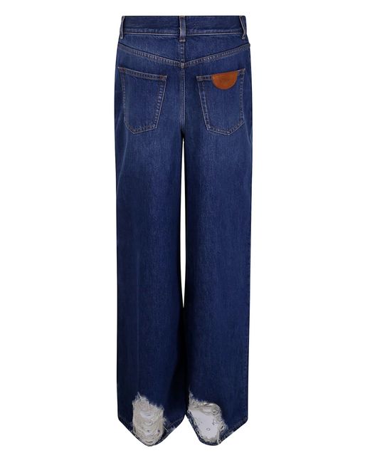 Chloé Blue Regular Denim