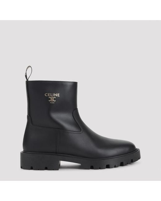 Céline Black Zipped 35 Boots