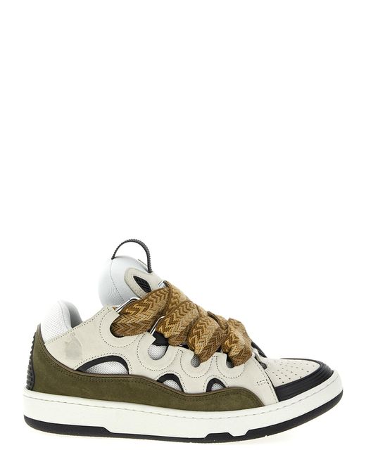 Lanvin White 'Curb' Sneakers for men
