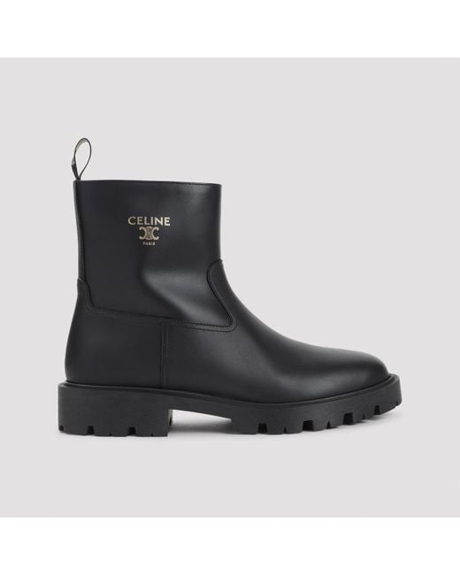 Céline Black Zipped 35 Boots