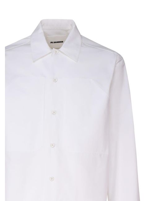Jil Sander White Shirt With Pocket for men