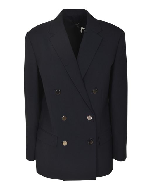 Theory Blue Regular Double-Breasted Dinner Jacket