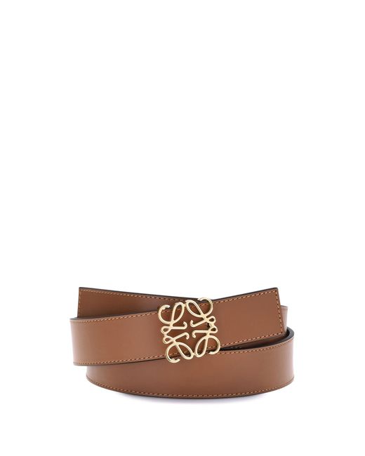 Loewe Brown Belt Reversible Leather Tan-- Calf for men