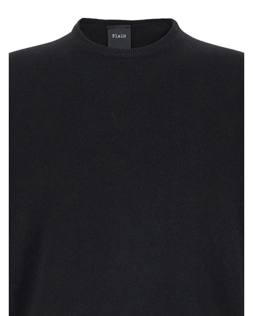 Le Plain Blue Crewneck Sweater for men