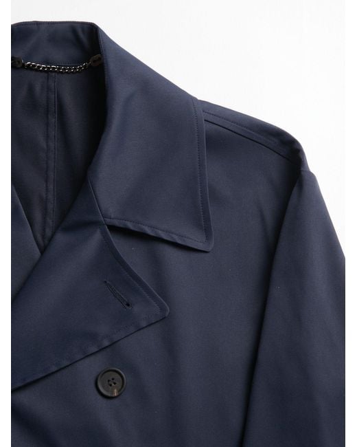 Doppiaa Blue Aalbina Waterproof Peacoat for men