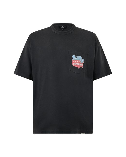 Represent Black T-Shirt Cotton T-Shirts for men