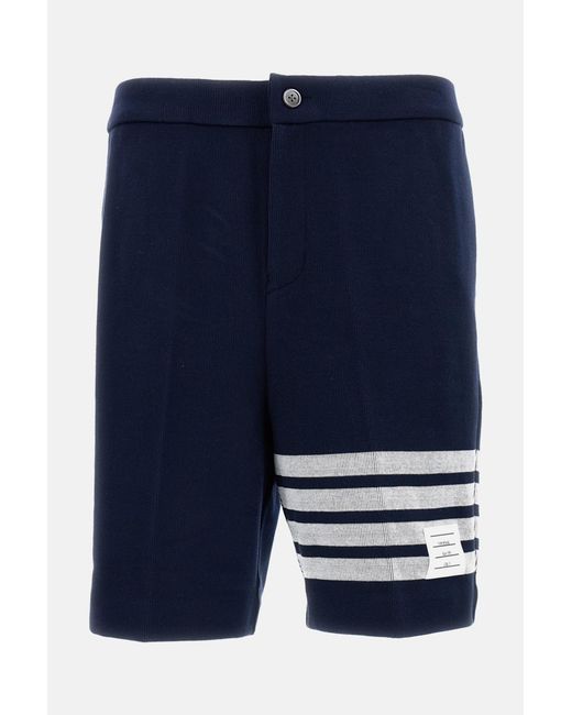 Thom Browne Blue Bermuda Shorts for men